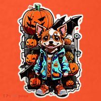 Hip Halloween Dog Toddler T-Shirt thumb 2