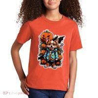 Hip Halloween Dog Kids T-Shirt thumb 2