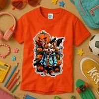 Hip Halloween Dog Kids T-Shirt thumb 3