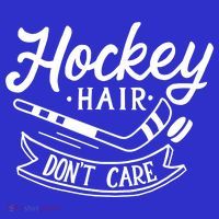 Hockey Hair Dont Care Meaningful Gift Cute Ice Hockey Gift Women's Tank Top thumb 5