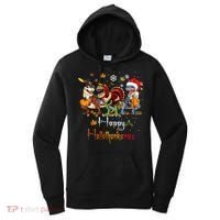 Happy Hallothanksmas Dinosaurs T Rex Turkey Costume Gift Women's Hoodie thumb 0