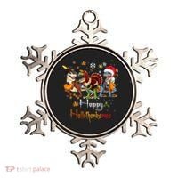 Happy Hallothanksmas Dinosaurs T Rex Turkey Costume Gift Ornament thumb 0