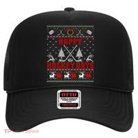 Happy Hockey Days Funny Ugly Christmas Sweater Gift Hat thumb 0
