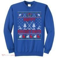 Happy Hockey Days Funny Ugly Christmas Sweater Gift Sweatshirt thumb 0