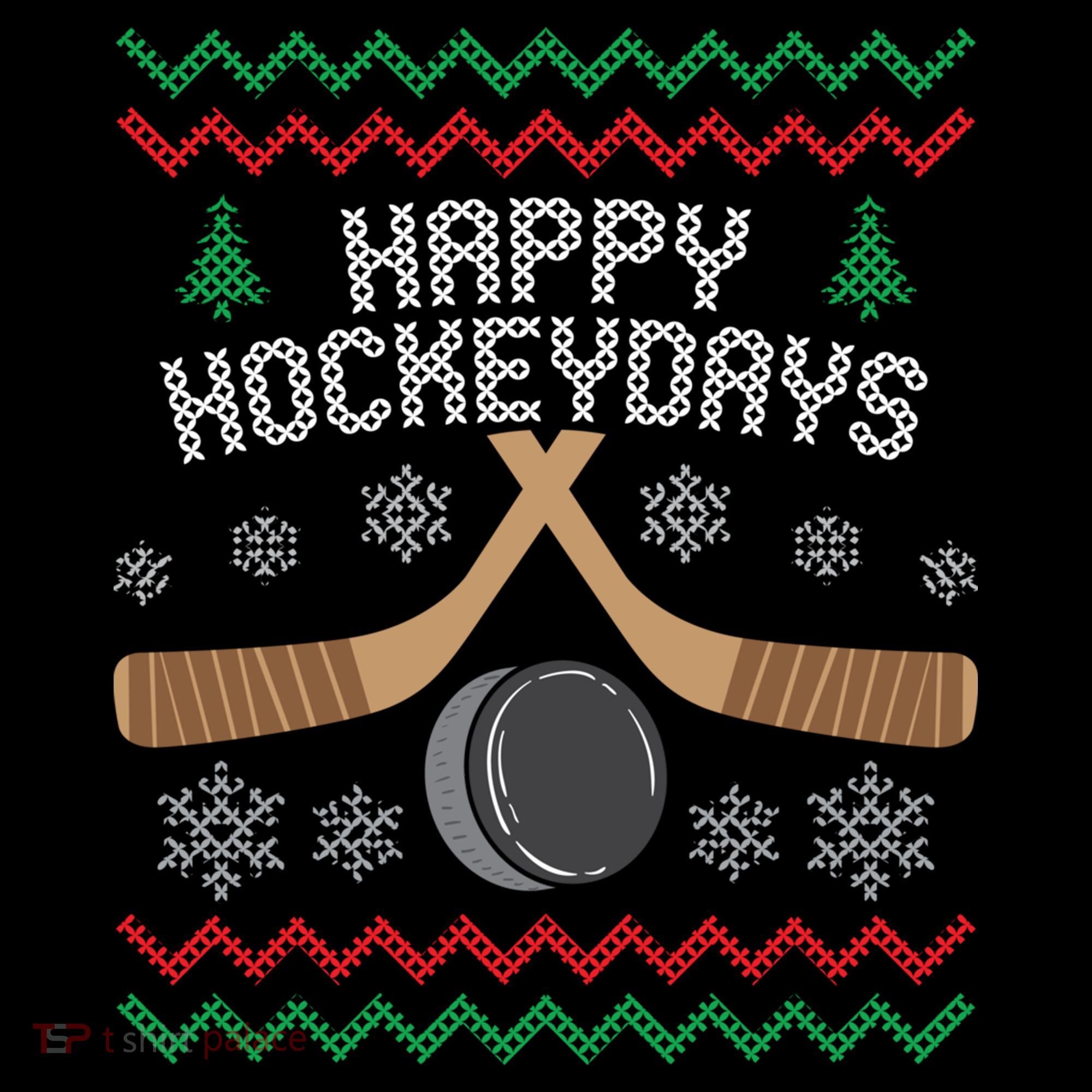 Happy Hockey Days Ugly Christmas Cool Gift Cool Gift Coffee Mug