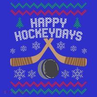 Happy Hockey Days Ugly Christmas Cool Gift Cool Gift Tote Bag thumb 4