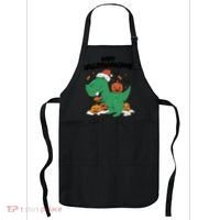 Happy Hallothanksmas Dinosaur Holiday Apron thumb 0