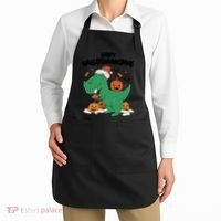 Happy Hallothanksmas Dinosaur Holiday Apron thumb 2