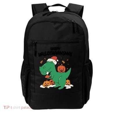 Happy Hallothanksmas Dinosaur Holiday Backpack