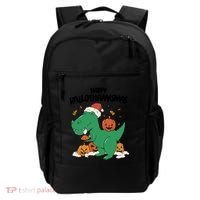 Happy Hallothanksmas Dinosaur Holiday Backpack thumb 0