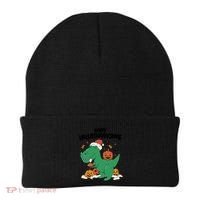 Happy Hallothanksmas Dinosaur Holiday Beanie thumb 0