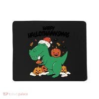 Happy Hallothanksmas Dinosaur Holiday Mousepad thumb 0