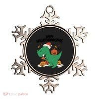 Happy Hallothanksmas Dinosaur Holiday Ornament thumb 0