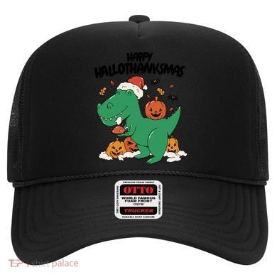 Happy Hallothanksmas Dinosaur Holiday Hat