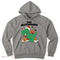 Happy Hallothanksmas Dinosaur Holiday Hoodie thumb 0