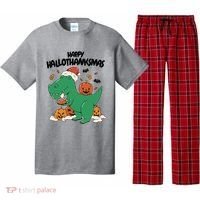 Happy Hallothanksmas Dinosaur Holiday Pajama Set thumb 0