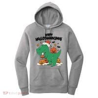Happy Hallothanksmas Dinosaur Holiday Women's Hoodie thumb 0