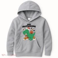 Happy Hallothanksmas Dinosaur Holiday Kids Hoodie thumb 0