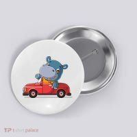 Happy Hippo Drive A Car Button thumb 0