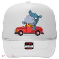 Happy Hippo Drive A Car Hat thumb 0
