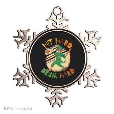 Hit Hard Drink Hard St Patrick's Day Ornament