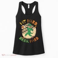 Hit Hard Drink Hard St Patrick's Day Women's Tank Top thumb 0