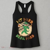Hit Hard Drink Hard St Patrick's Day Women's Tank Top thumb 3