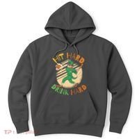 Hit Hard Drink Hard St Patrick's Day Hoodie thumb 0