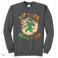 Hit Hard Drink Hard St Patrick's Day Sweatshirt thumb 0