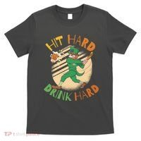 Hit Hard Drink Hard St Patrick's Day T-Shirt thumb 0