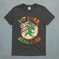 Hit Hard Drink Hard St Patrick's Day T-Shirt thumb 5