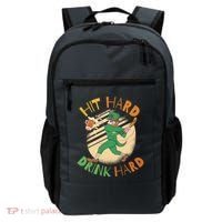 Hit Hard Drink Hard St Patrick's Day Backpack thumb 0
