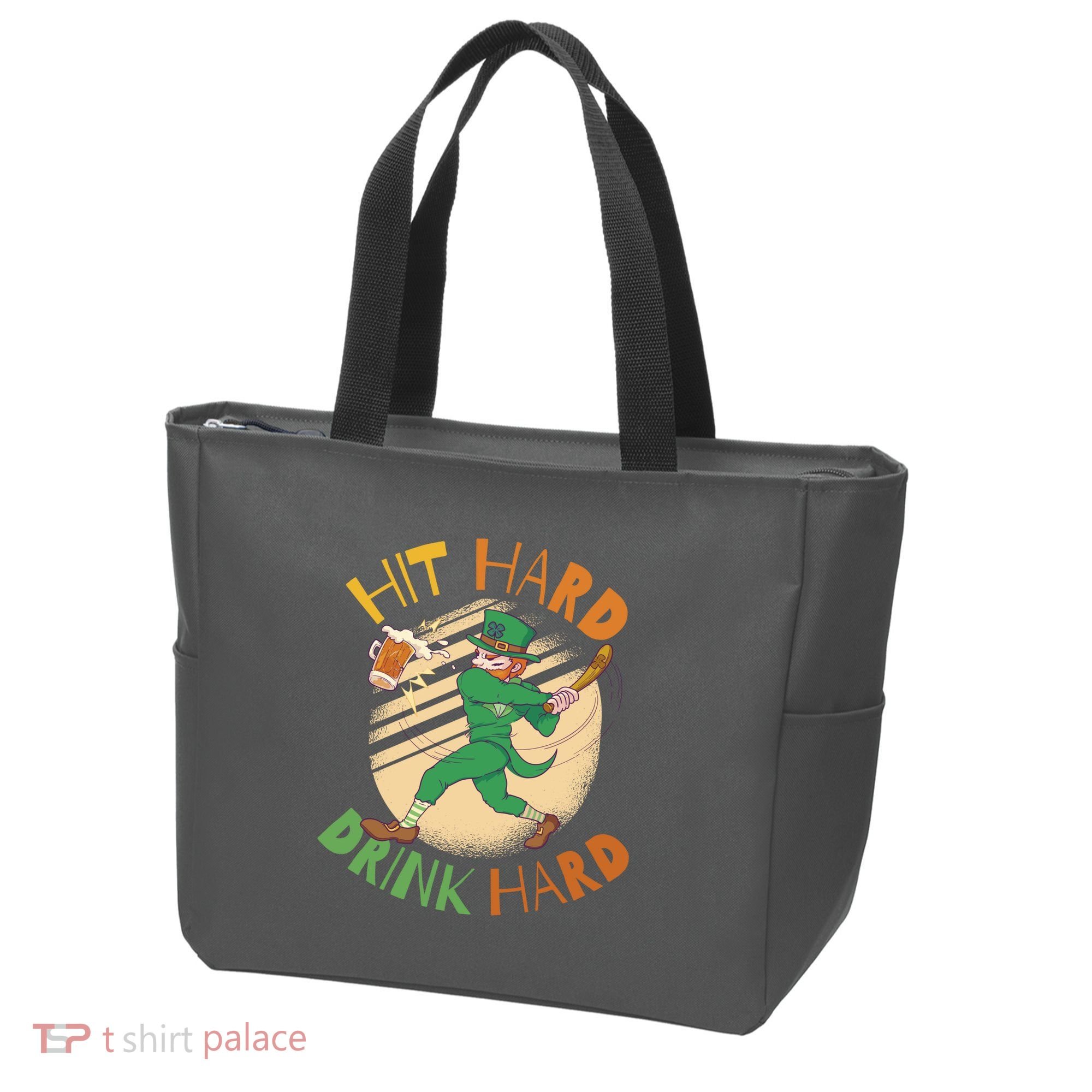 Hit Hard Drink Hard St Patrick's Day Tote Bag