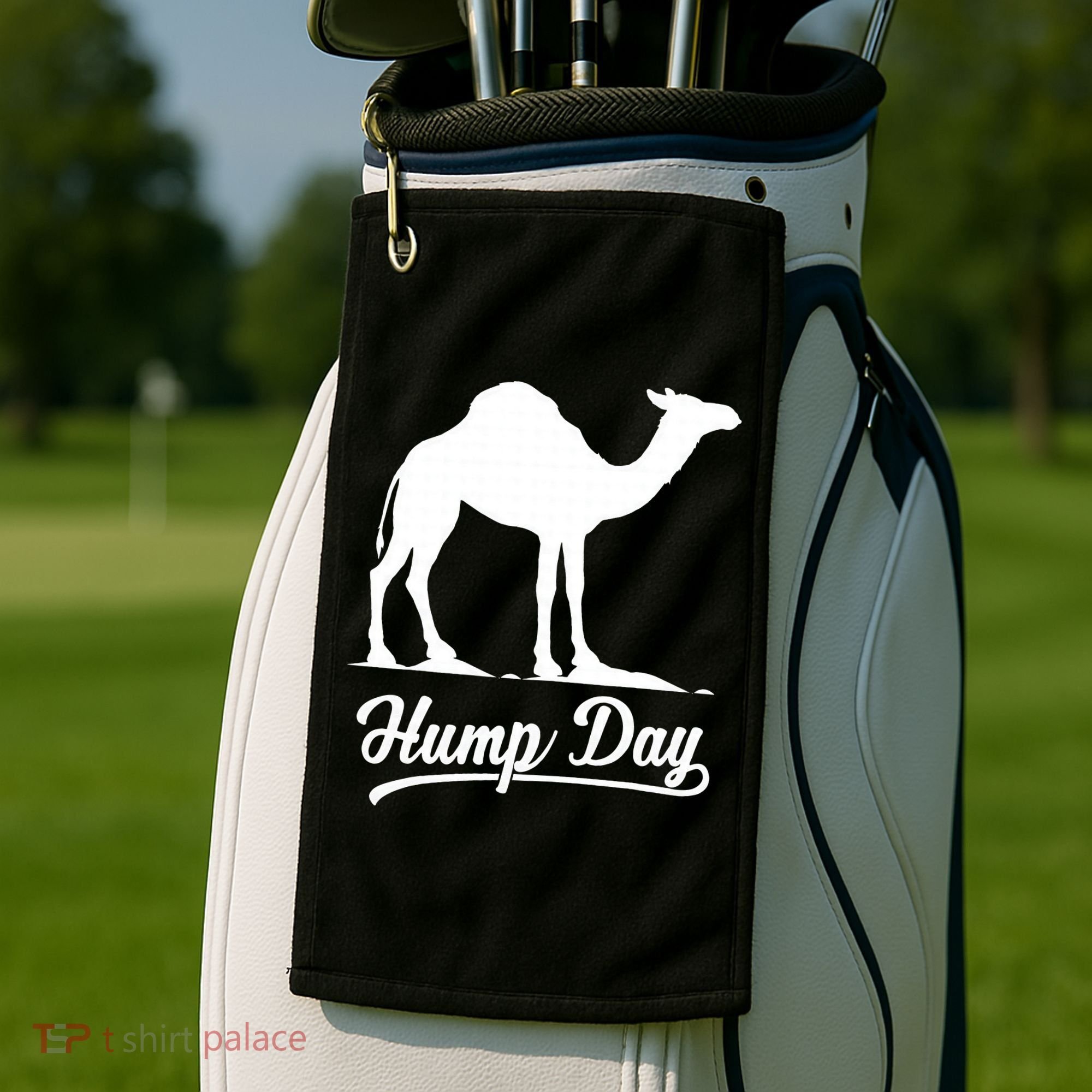 Happy Hump Day Tees Guess Camel Hump Day Golf Towel