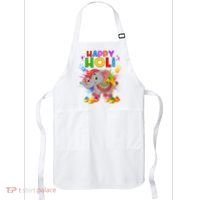 Happy Holi Elephant Celebrating Hindu Holiday Apron thumb 0