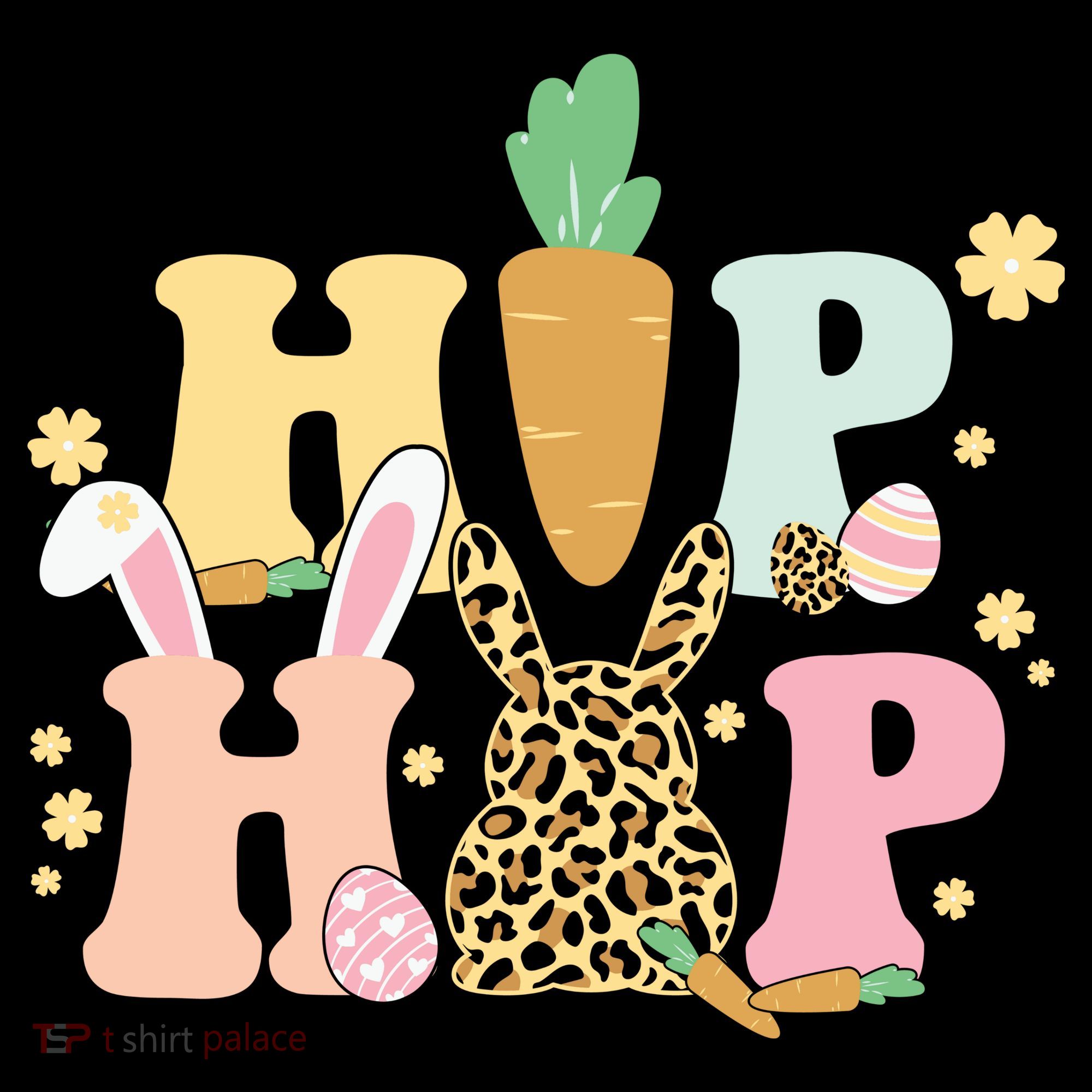 Hip Hop Easter Bunny Festive Spring Apron