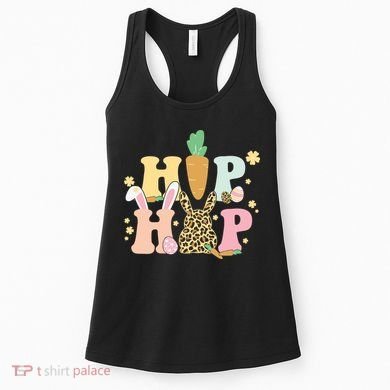 Hip Hop Easter Bunny Festive Spring Women's Tank Top