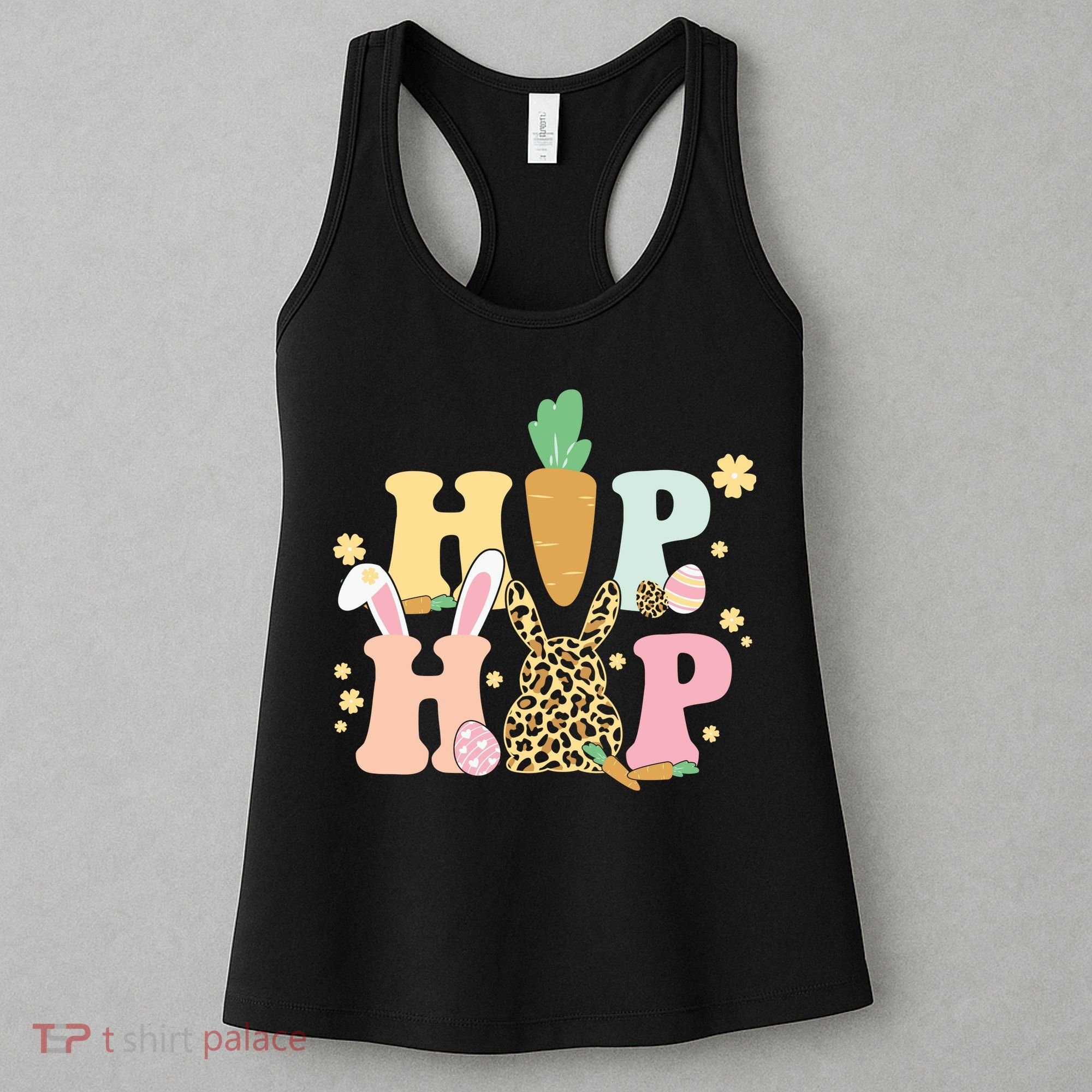 Hip Hop Easter Bunny Festive Spring Women's Tank Top