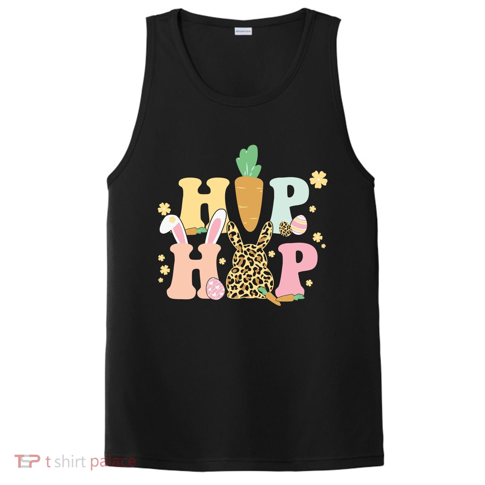 Hip Hop Easter Bunny Festive Spring PosiCharge Competitor Tank