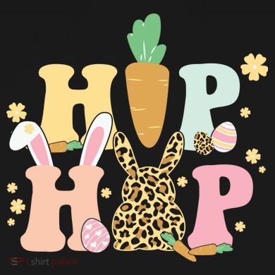 Hip Hop Easter Bunny Festive Spring PosiCharge Competitor Tank