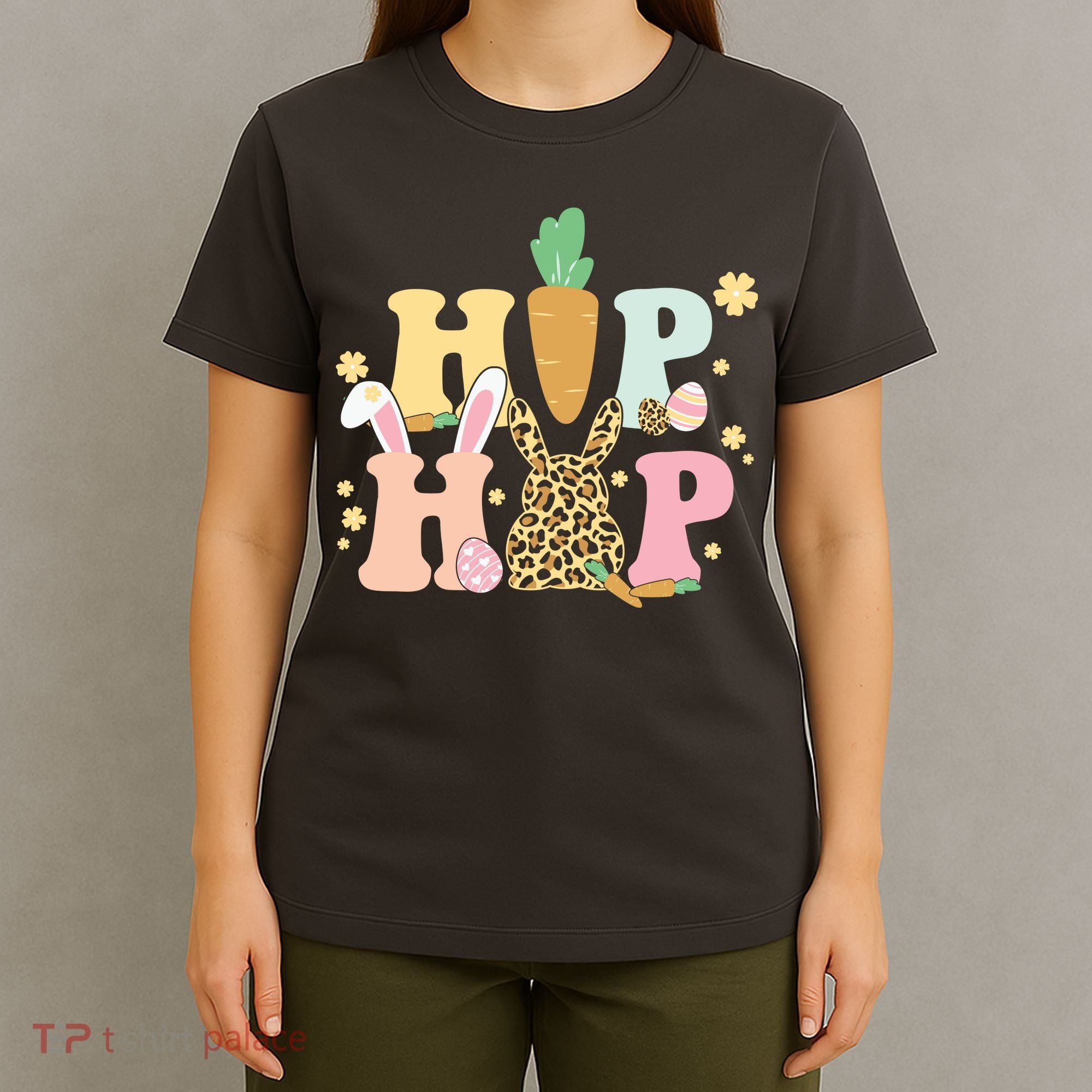 Hip Hop Easter Bunny Festive Spring T-Shirt