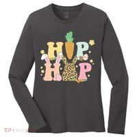 Hip Hop Easter Bunny Festive Spring Women's Long Sleeve Shirt thumb 0