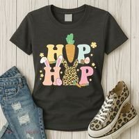 Hip Hop Easter Bunny Festive Spring Women's T-Shirt thumb 3