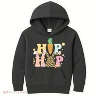 Hip Hop Easter Bunny Festive Spring Kids Hoodie thumb 0