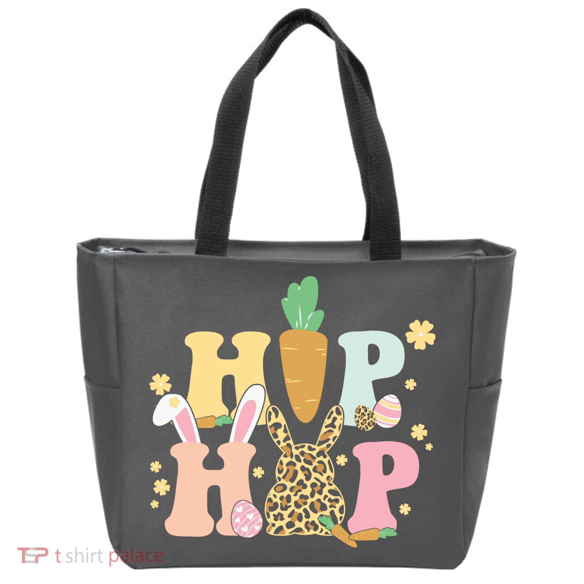 Hip Hop Easter Bunny Festive Spring Tote Bag