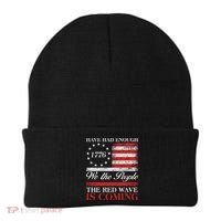 Have Had Enough We The People The Red Wave Is Coming Beanie thumb 0