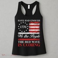 Have Had Enough We The People The Red Wave Is Coming Women's Tank Top thumb 3