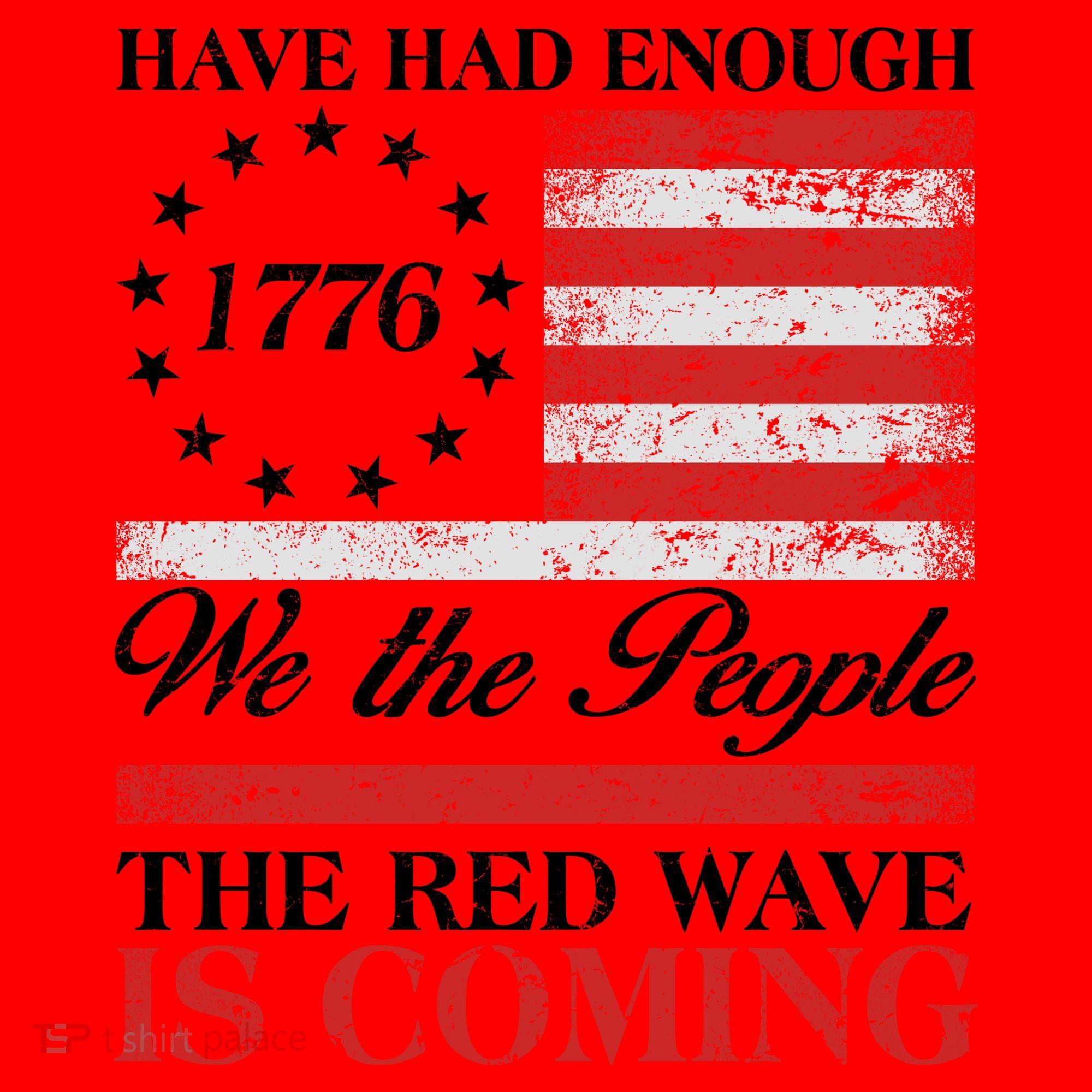 Have Had Enough We The People The Red Wave Is Coming Santa Hat