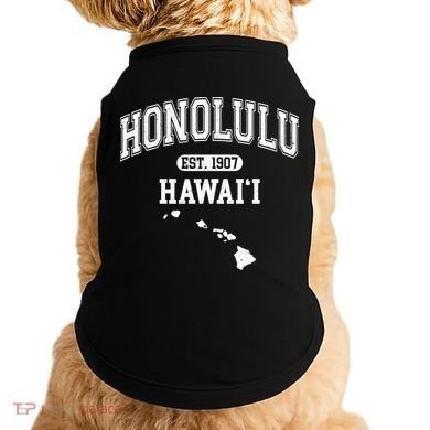 Honolulu Hawaii Est 1907 Varsity Doggie Tank