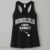 Honolulu Hawaii Est 1907 Varsity Women's Tank Top thumb 3